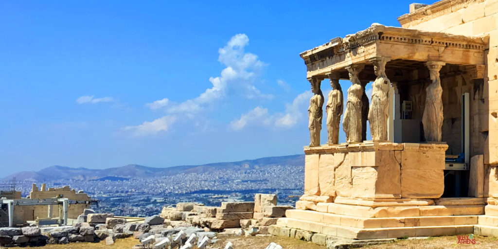 Caryatids Porch Acropolis Athens