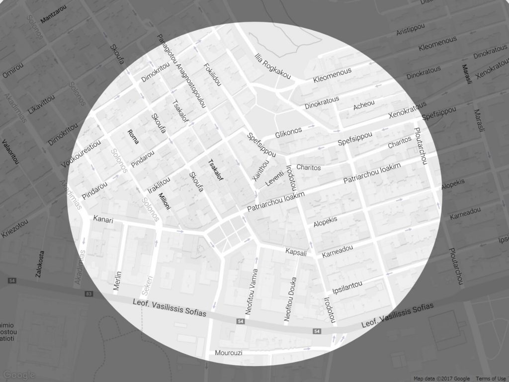 Kolonaki Shopping Athens Map