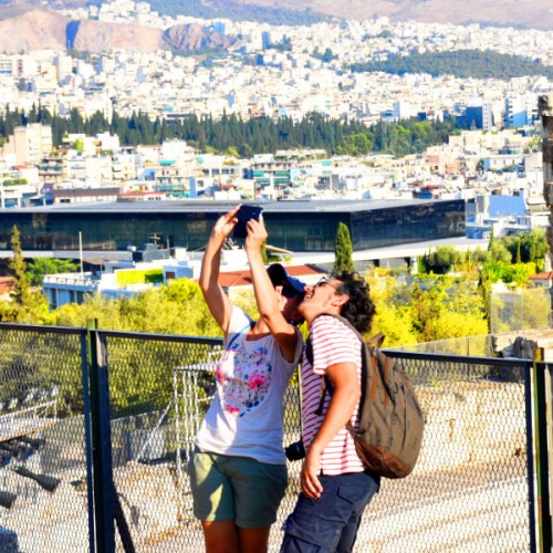Selfie Athens Odeon Herodes