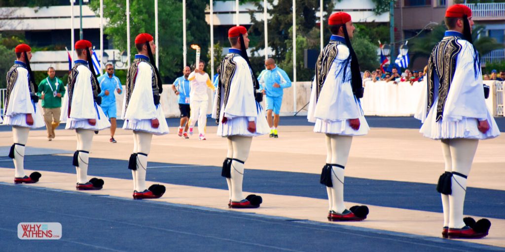 Olympic Flame Torch Lighting Ceremony Panathenaic Stadium Athens II