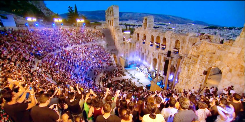 STING LIVE AT THE ACROPOLIS ATHENS ODEON HERODES ATTICUS