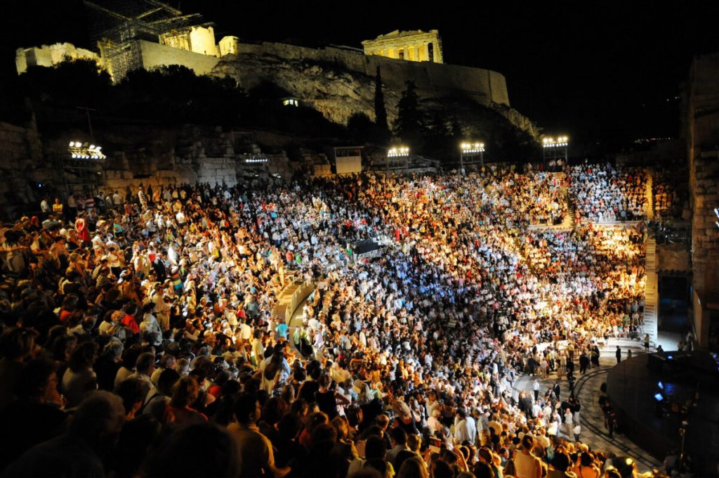 Nana Mouskouri Athens Epidaurus Festival Odeon