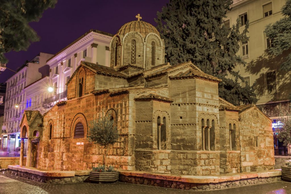 Byzantine Churches Athens Panagia Kapnikarea 
