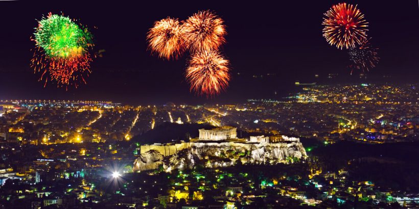 New Years Eve Athens Fireworks